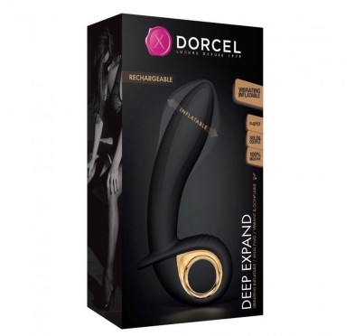 Pompowany wibrator dorcel deep expand 16cm 10 tryb